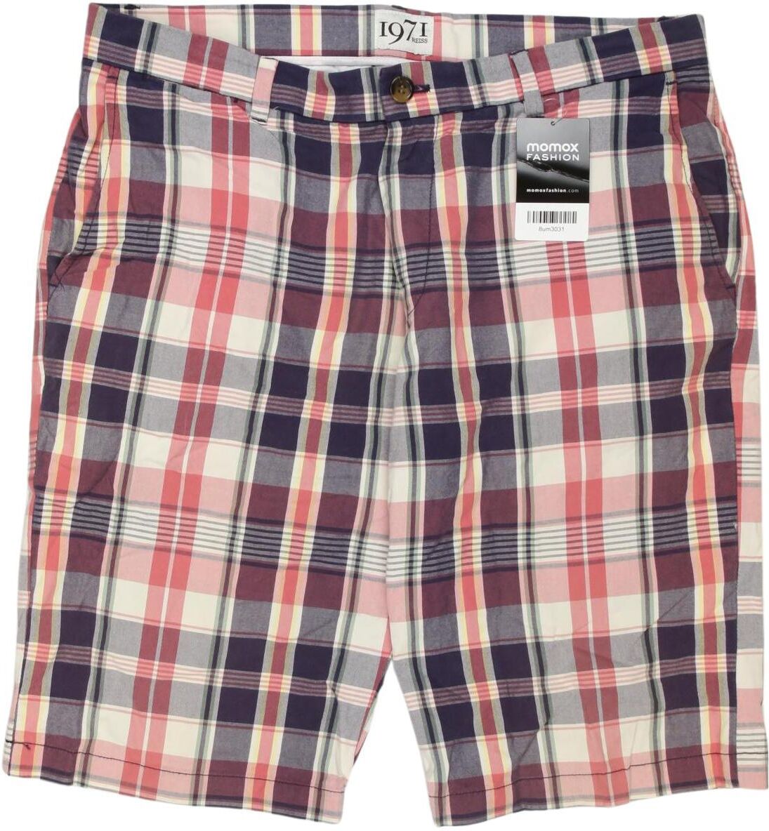 Reiss Herren Shorts, Mehrfarbig, Gr. W35, Baumwolle - Second Hand