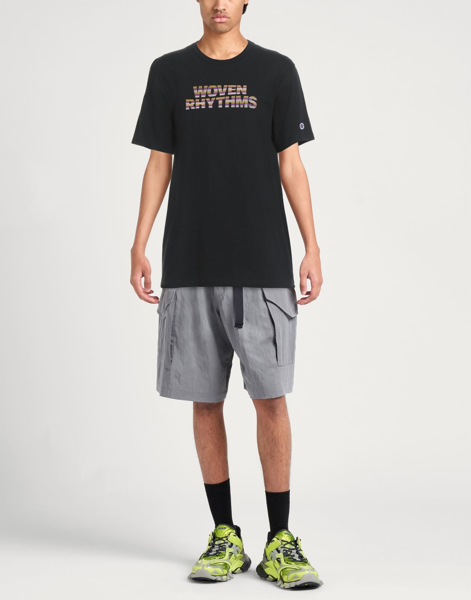 Champion Camiseta Hombre Negro XL Hombre