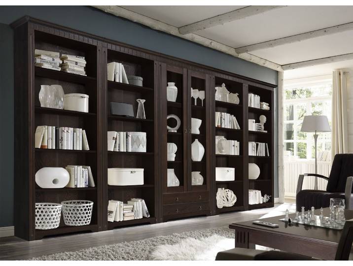 Regalwand kolonial Vitrinenschrank Kiefer 418 cm Cordoba