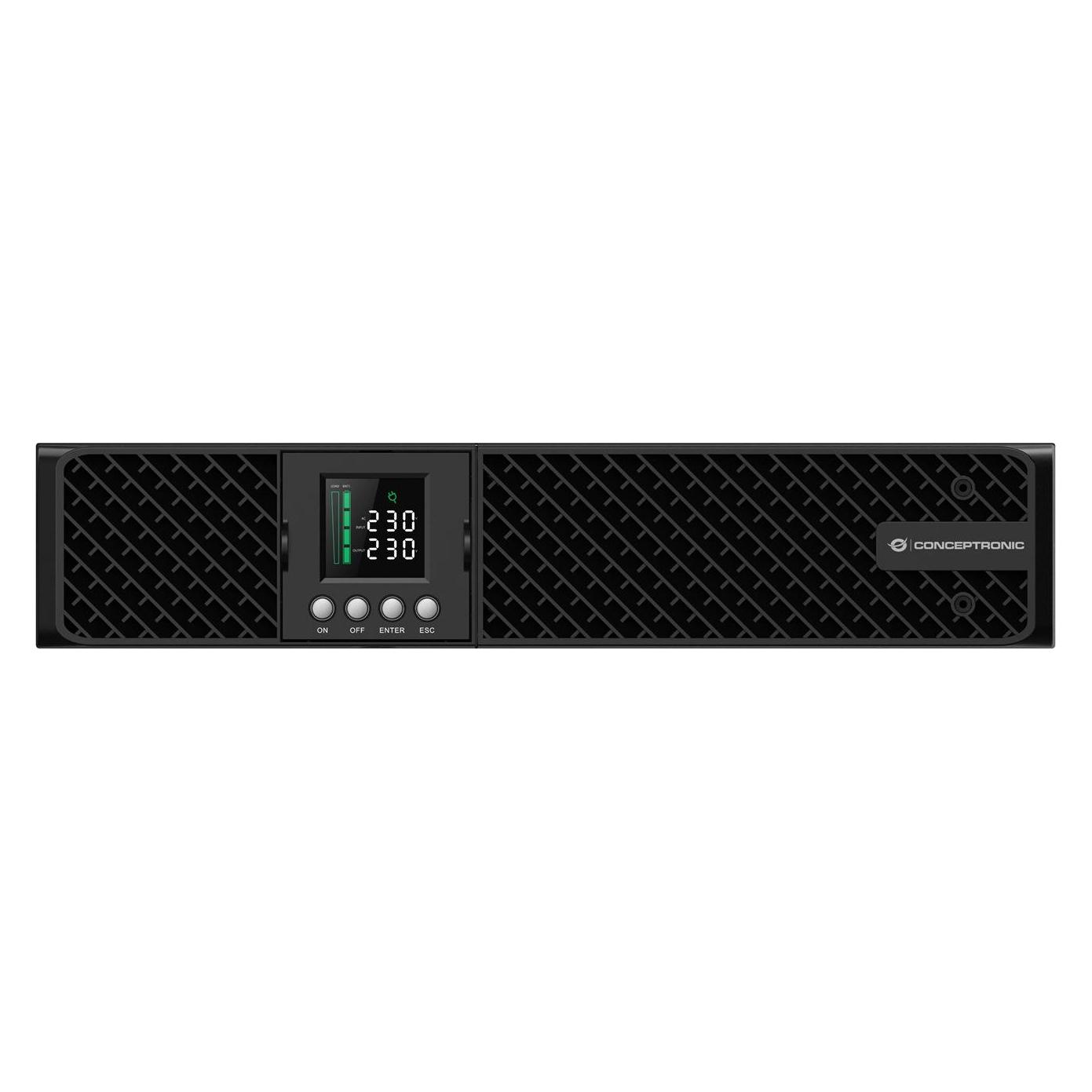Conceptronic ZEUS USV 3000VA Online UPS,IEC,EPO Port (3000 VA, 3000 W) (ZEUS51E3K)