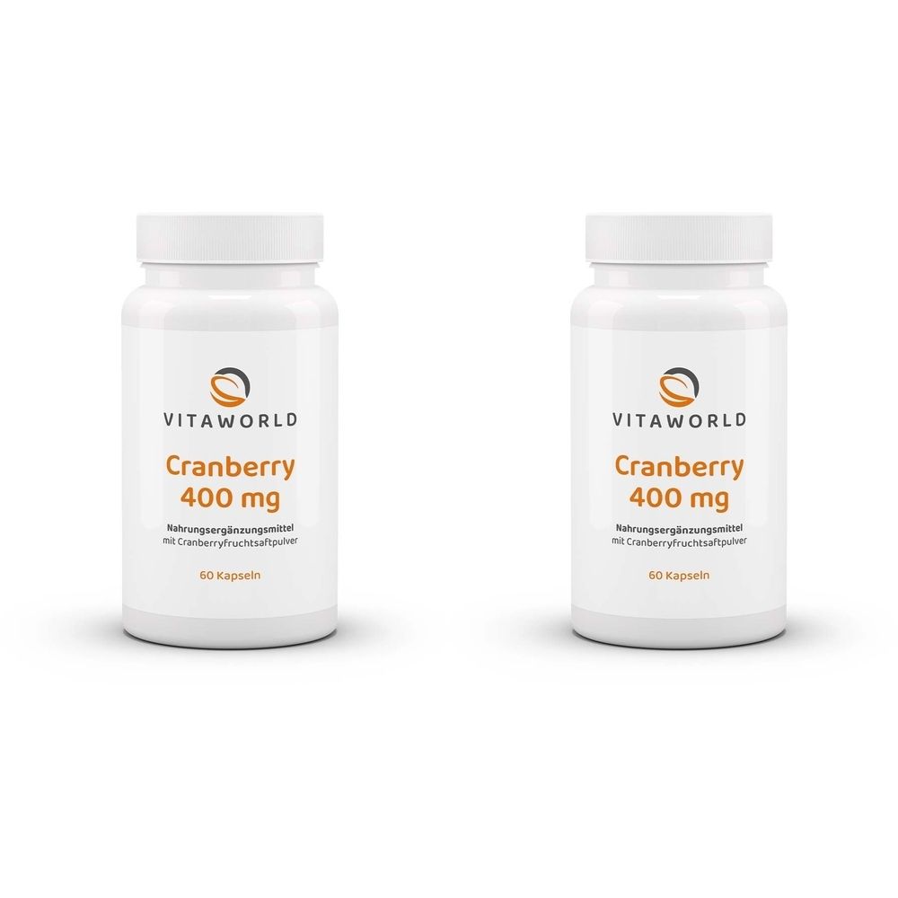 Cranberry 400 mg Kapseln x2 2x60 St