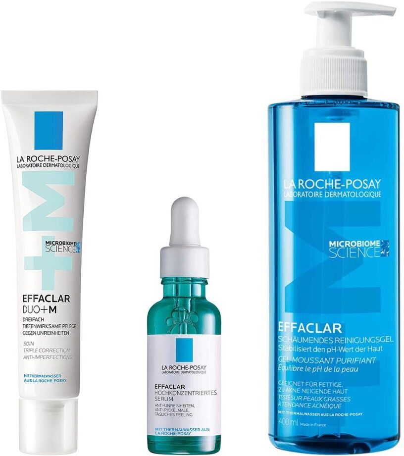 La Roche Posay Effaclar Duo+M & Serum & Reinigungsgel 1Pck