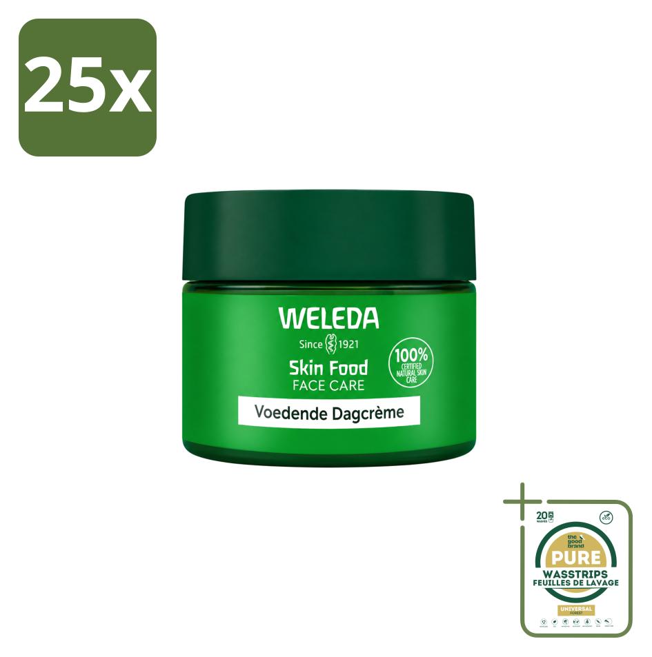 25 x Weleda Skin Food Tagescreme - Pflegend - 40 ml - Vorratspackung - 25 Stücke