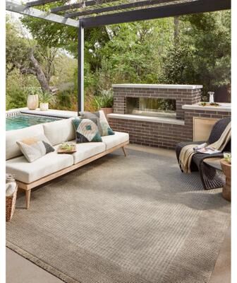 Alexander Home Dana Indoor / Outdoor Mid Century Modern Area Rug
