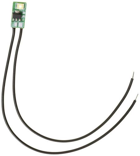 NOCH 51270 LED Dauerlicht flackerfrei, mit Anschlussdrähten Passend für (Modellbahn): Gebäude Kaltweiß 4St.