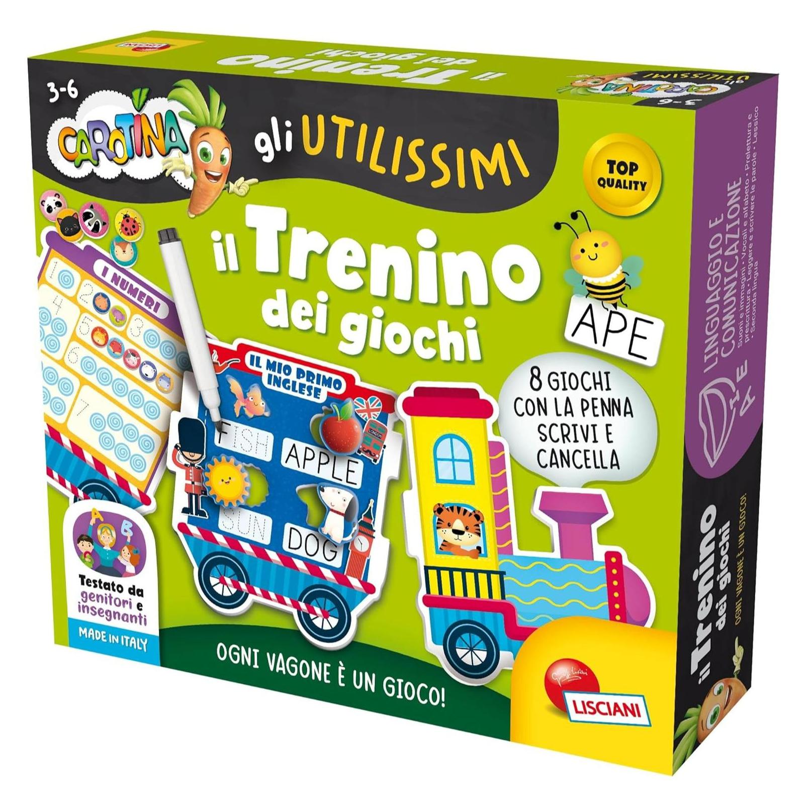 Lisciani Lernspiel Carotina Die Spielzeugeisenbahn der (Englisch) (42042740)