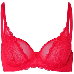 Tchibo - Bügel-BH mit Spitze - Damen - Gr. 90C - rot