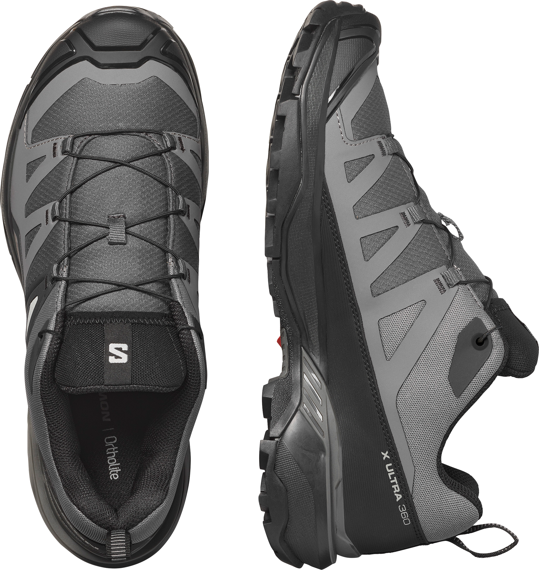 Wanderschuh SALOMON "X ULTRA 360", Herren, Gr. 44,5, grau, Synthetik, Schuhe Wanderschuh grau 44,5