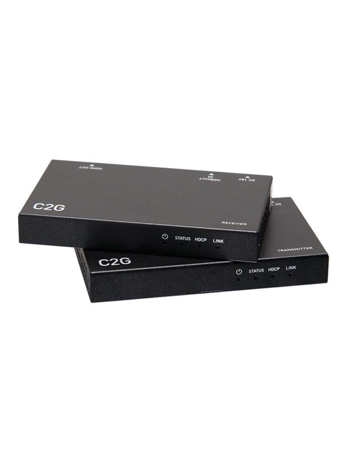 C2G HDMI HDBaseT over Cat5e Cat6 Cat6a Extender Kit - Transmitter to Box Receiver - 4K 60Hz - video/audio extender - HDMI