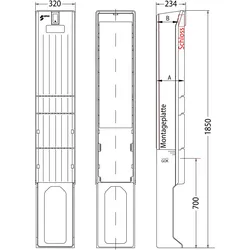 UESA, Verteilerschrank, Verteilersäule