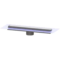 Kessel LINEARIS Comfort Duschrinnenaufsatz 48928M 750 mm, mit Dichtmanschette