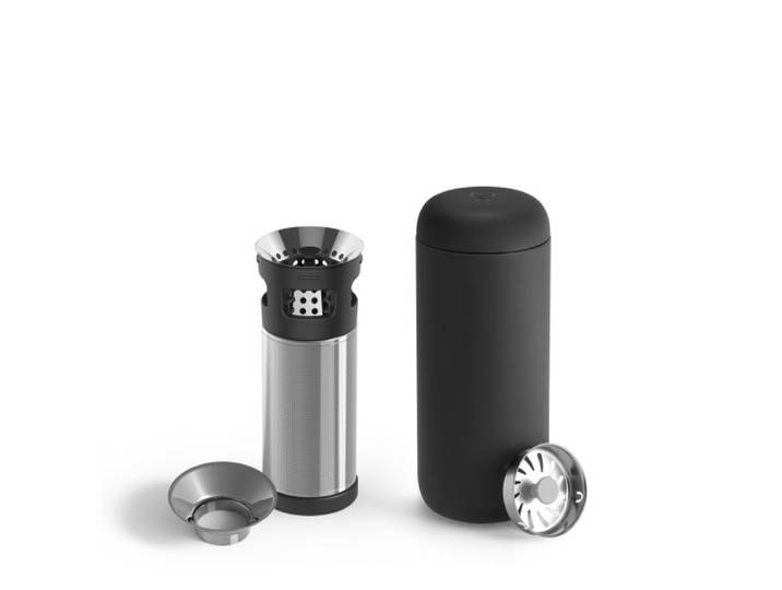 Fellow Carter Teesieb-Set (Becher + Teesieb) - Mattschwarz