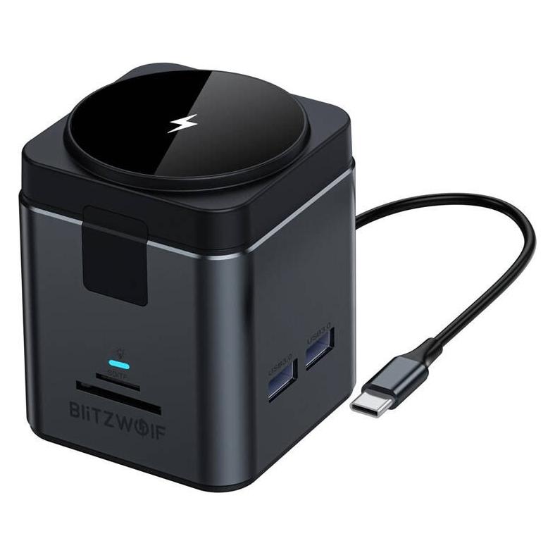 BlitzWolf 9in1 docking station BW-TH17 + 15W charger (USB-C) (1533380740)