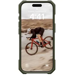 UAG Urban Armor Gear Essential Armor MagSafe Case (Apple iPhone 16 Pro), Smartphone Hülle, Grün