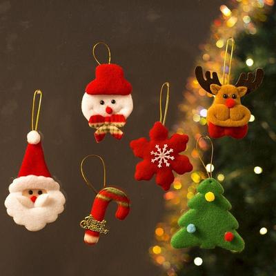 Rare Purchases Felt Small Cute Snowman Elderly Pendant, New Christmas Tree Decoration Set, Star Top Decoration, Christmas Party Felt Small Cute Snowman Elderly Pendant, New Christmas Tree Decoration Set, Star Top Decoration, Christmas Party