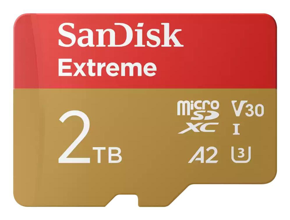 SanDisk Extreme 2 TB microSDXC Speicherkarte bis 240 MB/s lesen Class 3 (U3)