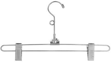"Econoco Commercial Steel Skirt Hanger with Loop Hook, 12"" (Pack of 100)"