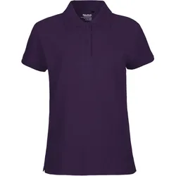 Neutral Damen Bio Piqué Polo O22980 purple XS