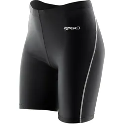 Spiro, Damen, Velohosen, Women's Bodyfit Base Layer Shorts (S), Schwarz