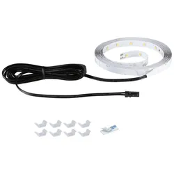 Paulmann 79577 LED Strip Akkustik Paneel Erweiterung Erweiterung 2,4m 3000K Schwarz
