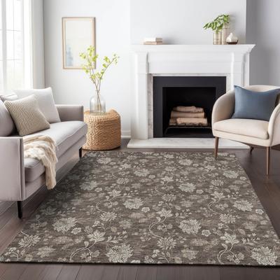 Addison Rugs Premium Washable Super Soft Floral Borderless Mayfield Rug