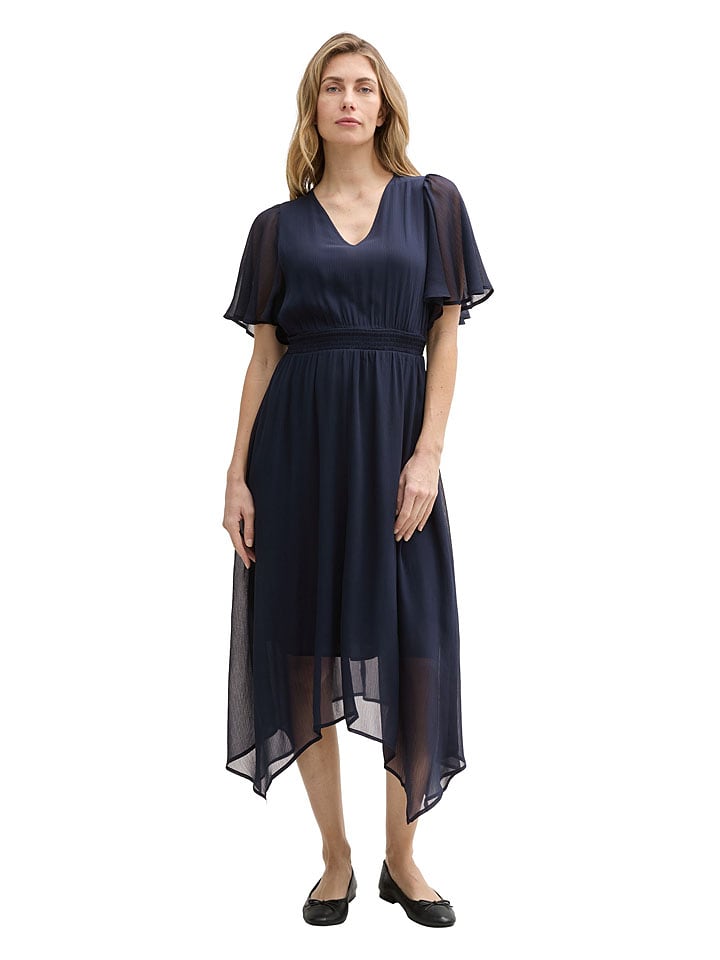 Tom Tailor Kleid in Dunkelblau - 36