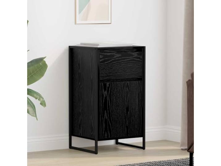 HEFZGDB Robustes Sideboard mit europäischer Handwerkskunst, Industrielles Sideboard mit Holzwerkstoff und Stahlrahmen, Modernes für Wohnzimmer mit industriellem Design, Stilvolles