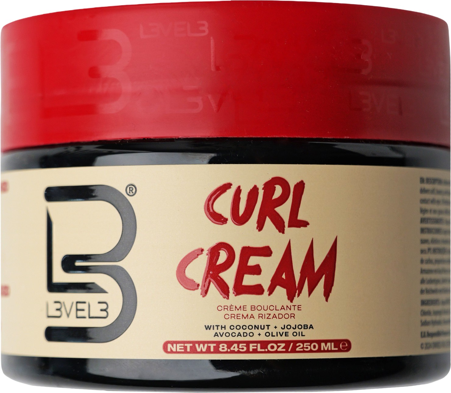 L3VEL3 Curl Cream 250 ml LV30213