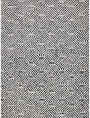 Exquisite Rugs Naturals hand-tufted New Zealand Wool Charcoal Area Rug