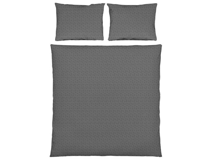 Dieter Knoll Bettwäscheset, Anthrazit, Textil, Punkte, 200x210 cm, Textiles Vertrauen - Oeko-Tex®, Bsci, atmungsaktiv, schadstoffgeprüft, edel glänzend, Heimtextilien, Bettwäsche, Bettwäsche, Damast Bettwäsche