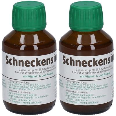 SCHNECKEN-EXTRAKT-Sirup Hotz 2x 2x100 ml Sirup