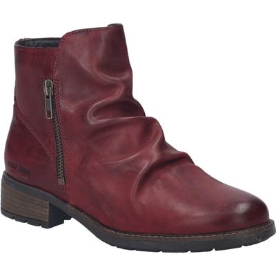 Stiefelette JOSEF SEIBEL "Kate 18, bordeaux", Damen, Gr. 40, rot (bordeaux), Schuhe Stiefelette