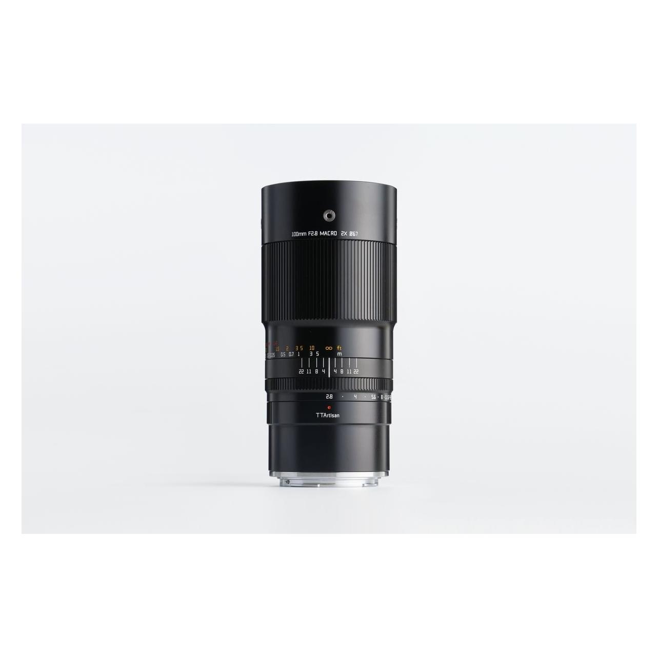 TTArtisan 100mm F2.8 Makro kompatibel mit Canon RF (Canon RF, Vollformat) (F10028-B-RF-2X)