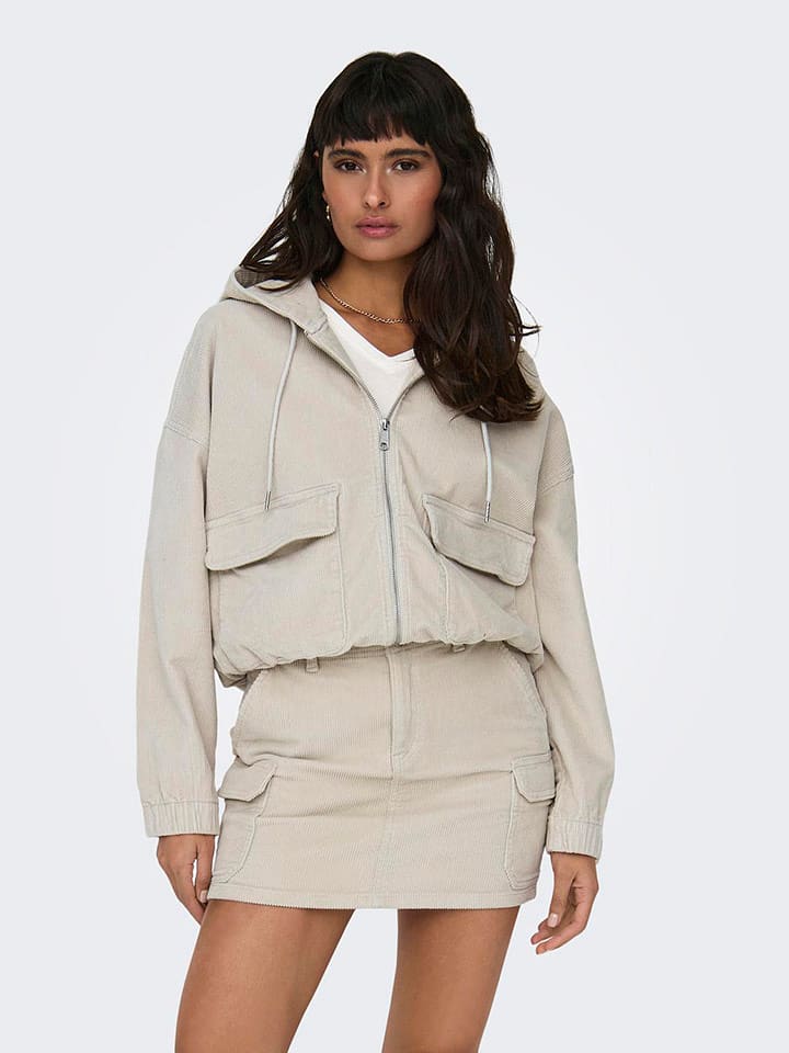 ONLY Übergangsjacke in Creme - L