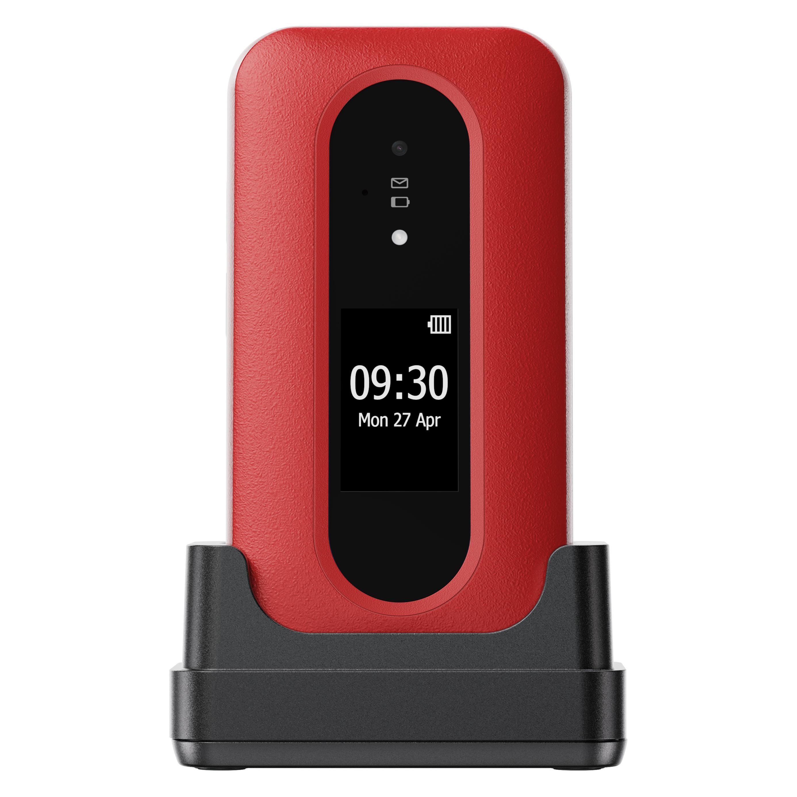 Doro Leva L31 Basic Phone, rot/weiss (2.80", 2 Mpx) (8762)