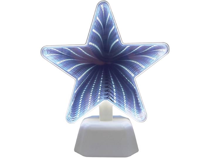 Tischlampe LED STAR 19cm 2W weiss