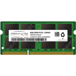 Lenovo Memory DDR3L 8GB (1 x 8GB, DDR3-RAM, SO-DIMM), RAM, Weiss