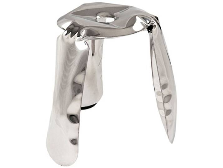 Zieta TM/14301 Kinderhocker Plopp Mini Edelstahl, Silber