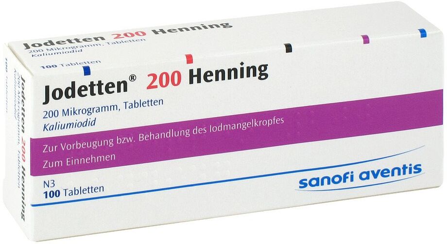Jodetten 200 Henning 200 Mikrogramm
