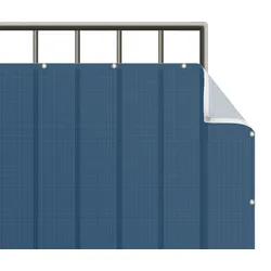 BALKON SICHTSCHUTZ Ozeanblau 200/100 cm