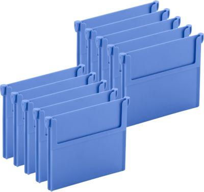 Trennwand für Regalkasten RK 421/521/621, Recyling-Polypropylen, blau, 10 Stück