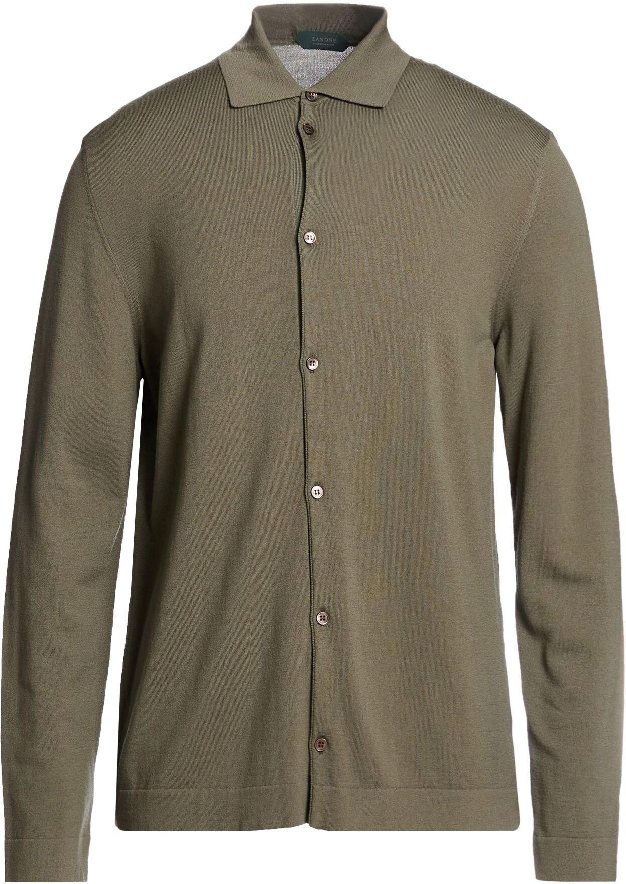 Zanone Camisa Hombre Verde militar 46,48,50,54 Hombre