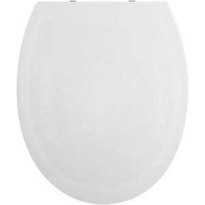 Spirella WC-Sitz Harry 40.07555, oval, aus Thermoplast, mit Absenkautomatik & Metallscharnier, abnehmbar, weiß
