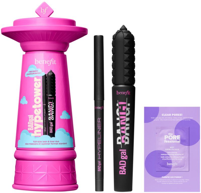 Benefit BADgal Hypetower Your Holiday Eye Favorites Duo Christmas Beauty Set coffret cadeau pour femme