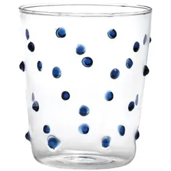 Zafferano Partybecher, blaues Glas, 45 cl, Set mit 6 Glasteilen