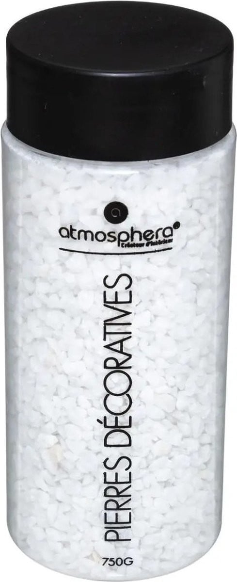 Atmosphera decoratiestenen wit klein formaat 750 gram voor aquarium en vazen