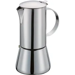Cilio 342055 Manuelle Kaffeemaschine Mokka, Espressokocher, Grau