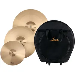 XDrum Eco Effekt Beckensatz mit Beckentasche