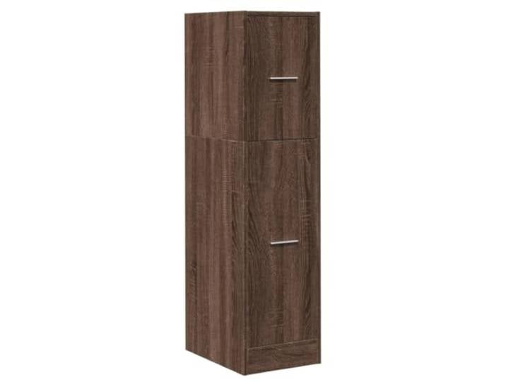 Helloshop26 Apothekerschrank, multifunktional, 30 x 41 x 118 cm, praktische Aufbewahrung, klassischer Stil, aus Holz, Braun 02_0050616