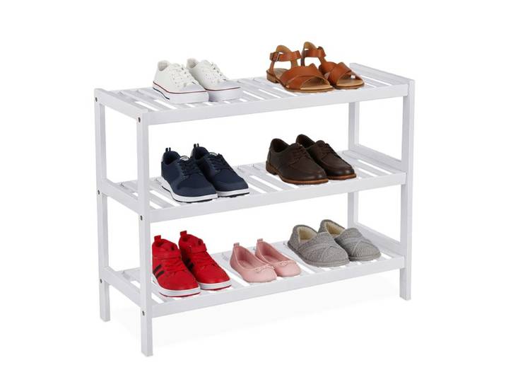 Relaxdays Schuhregal aus Bambus